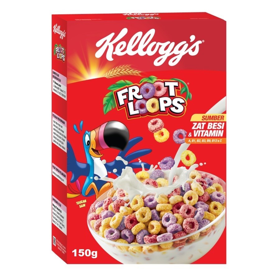 Jual Kelloggs FROOT LOOPS Cereal 150gr Kellogg's Sereal 150 gr