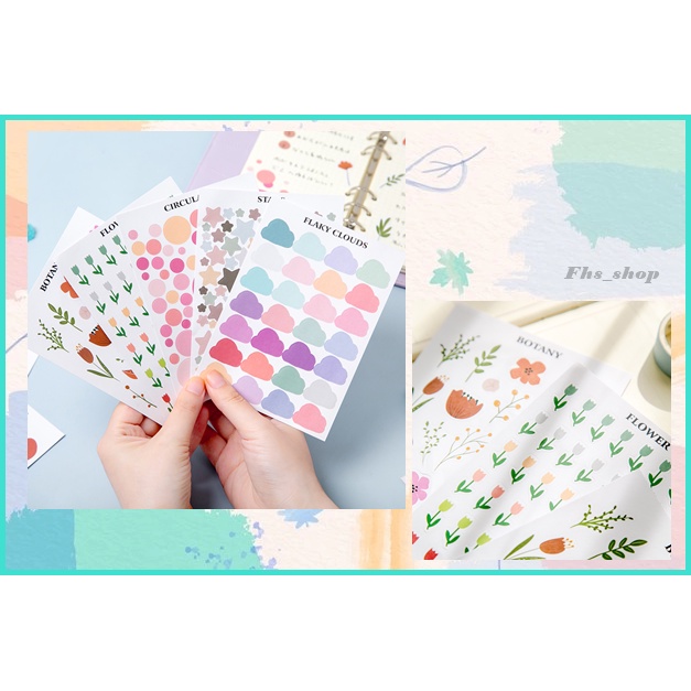 

Stiker Aesthetic Buku Diary Sticker Aesthetic Scrapbook Stiker Lucu Stcker Deco Stiker Jurnal Colorful Shape 10 x 14 cm