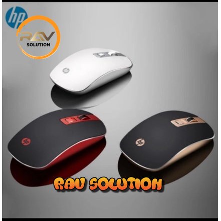 SUPER PROMO Mouse Wireless HP S4000 SIilent Klik+1Mousepad+1AA Bateari  - RAV SOLUTION