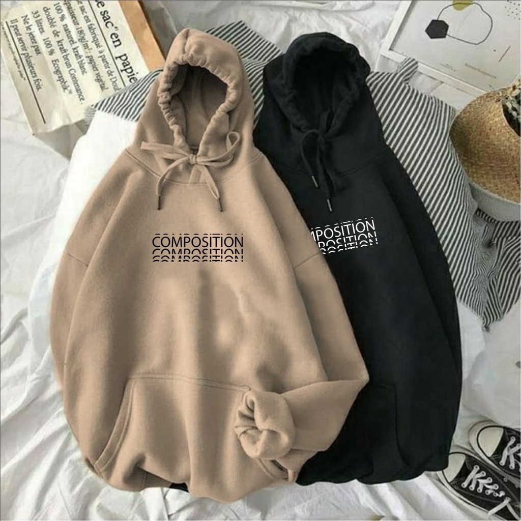 SWEATER OVERSIZE COMPOSITION | SWEATER HOODIE UNISEX