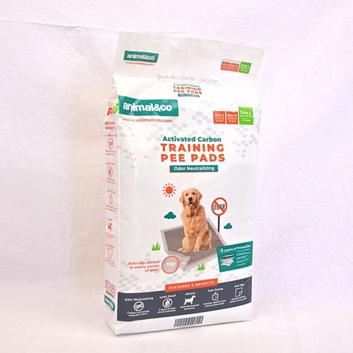 Animal&amp;Co Carbon Pee Pad / Alas Kandang Anabul size L isi 10pcs