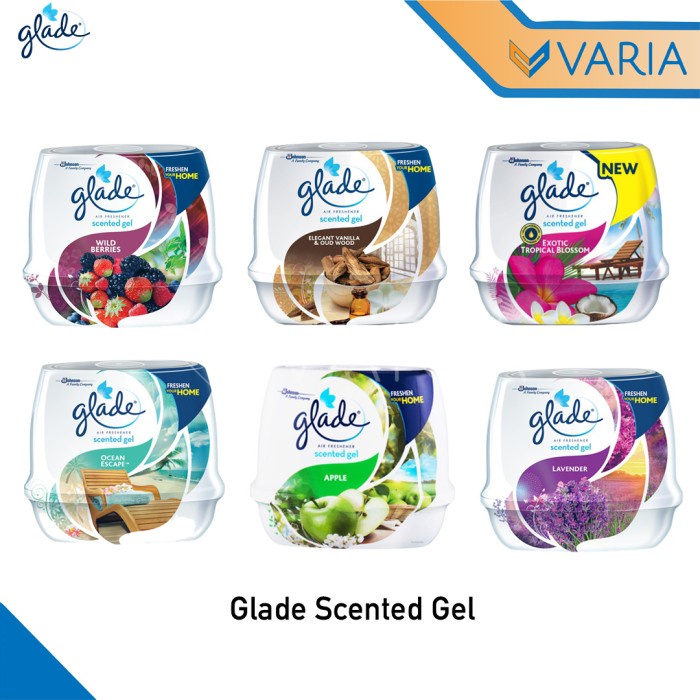 Glade Scented Gel Pewangi Pengharum Ruangan Rumah Mobil