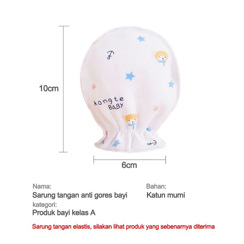 SARUNG TANGAN BAYI Sepasang kaos tangan bayi new bron