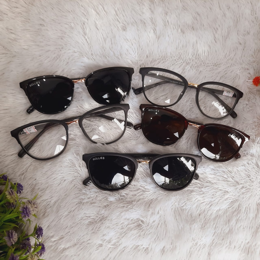 KACAMATA FASHION CEWEK/COWOK UC017F/KACAMATA OOTD/KACAMATA HITAM/