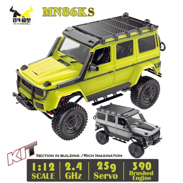 MN86KS MN 86KS Mercedes G500 RC Crawler KIT 390 1/12 4WD with Motor