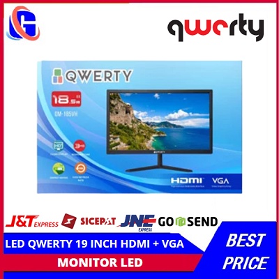 MONITOR LED QWERTY 19 INCH HDMI + VGA