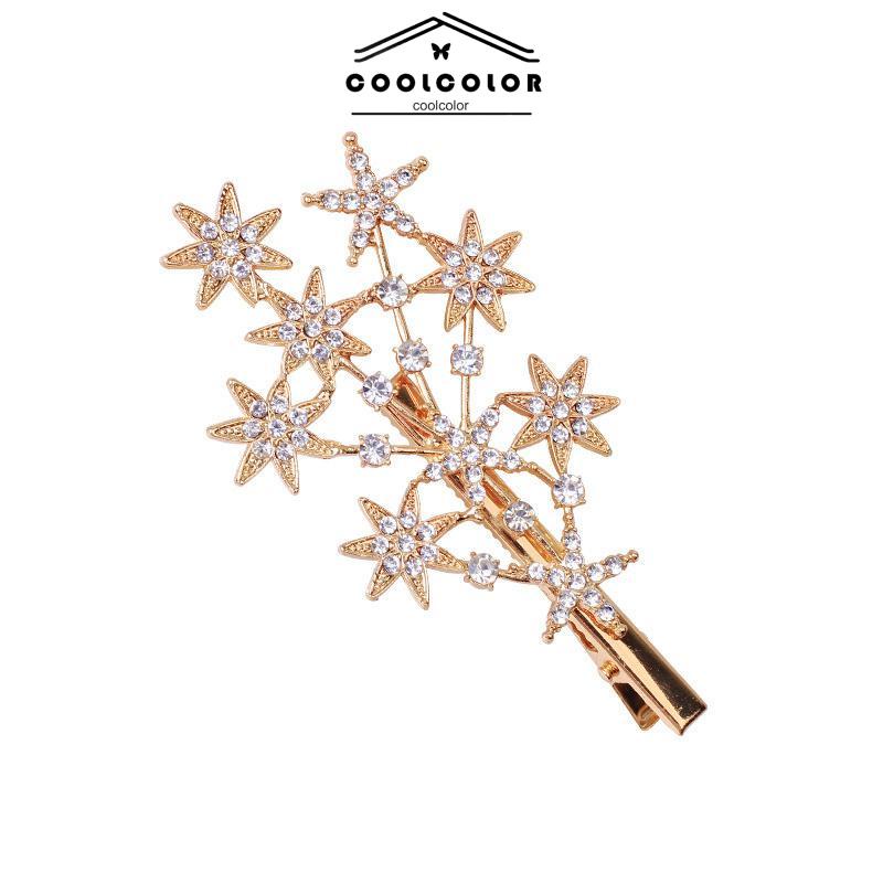 COD❤️Jepit Rambut Korea Wanita Fashion Motif Terbaru Full Bintang Permata Zirkon original- cl