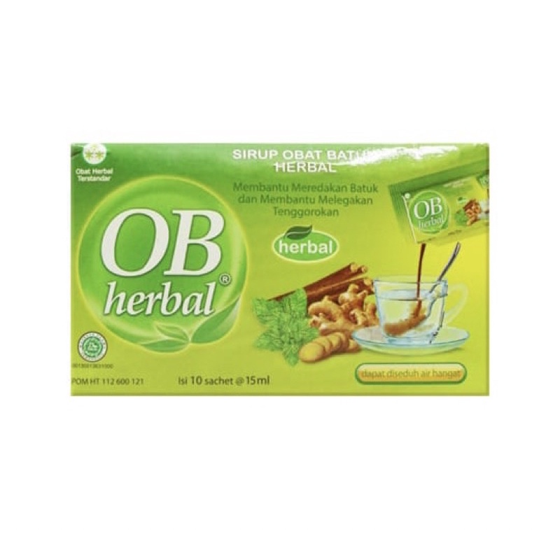 OB herbal per sachet ( obat batuk cair sachet )