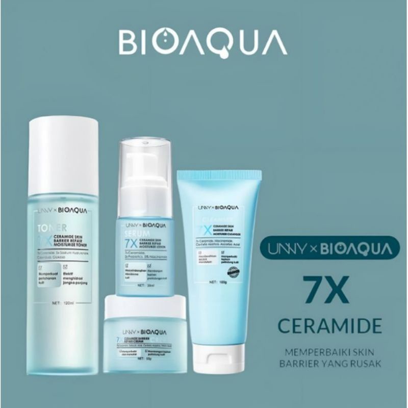 SKINCARE BIOAQUA PAKET MAMI KOREA 4 IN 1 (7X CERAMIDE) MEMPERBAIKI & MENGATASI KULIT WAJAH MEMERAH K