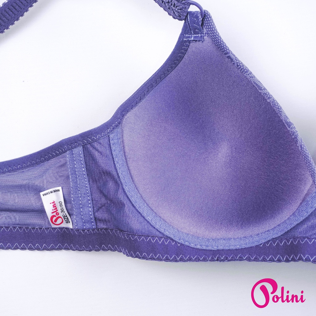 BEE - Bh Wanita Push Up Tanpa Kawat Bh Motif Pakaian Dalam Bra Polini G649