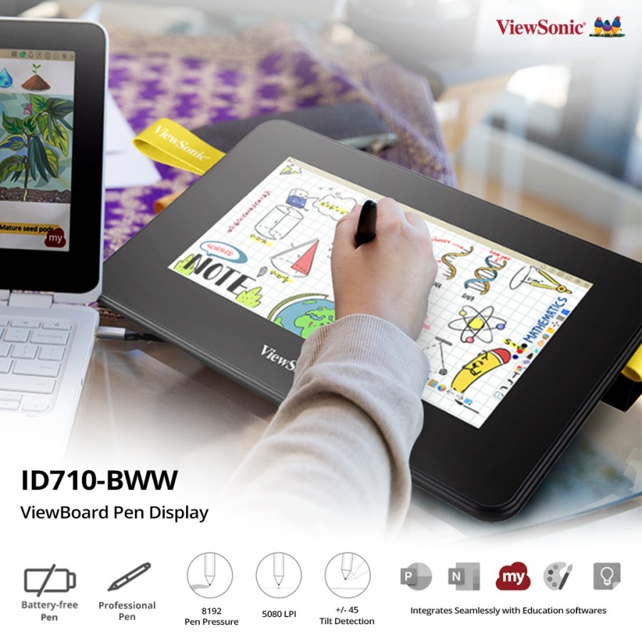 Viewboard ID710 Pen Display Pen Tablet Mengajar Interactive