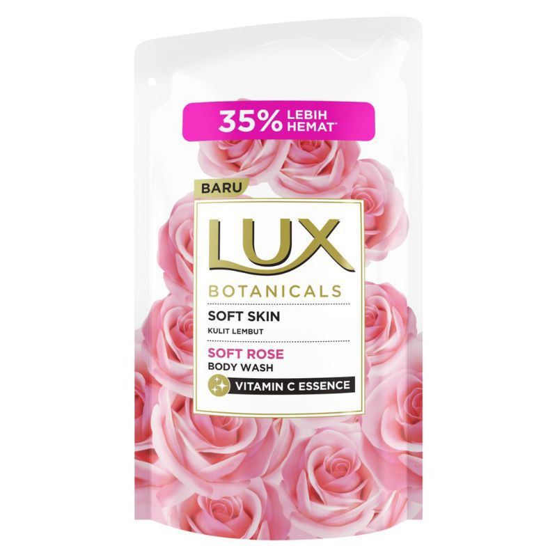 LUX BOTANICALS   850 ML   SOFT ROSE   BODY WASH     850 ML    SABUN MANDI CAIR