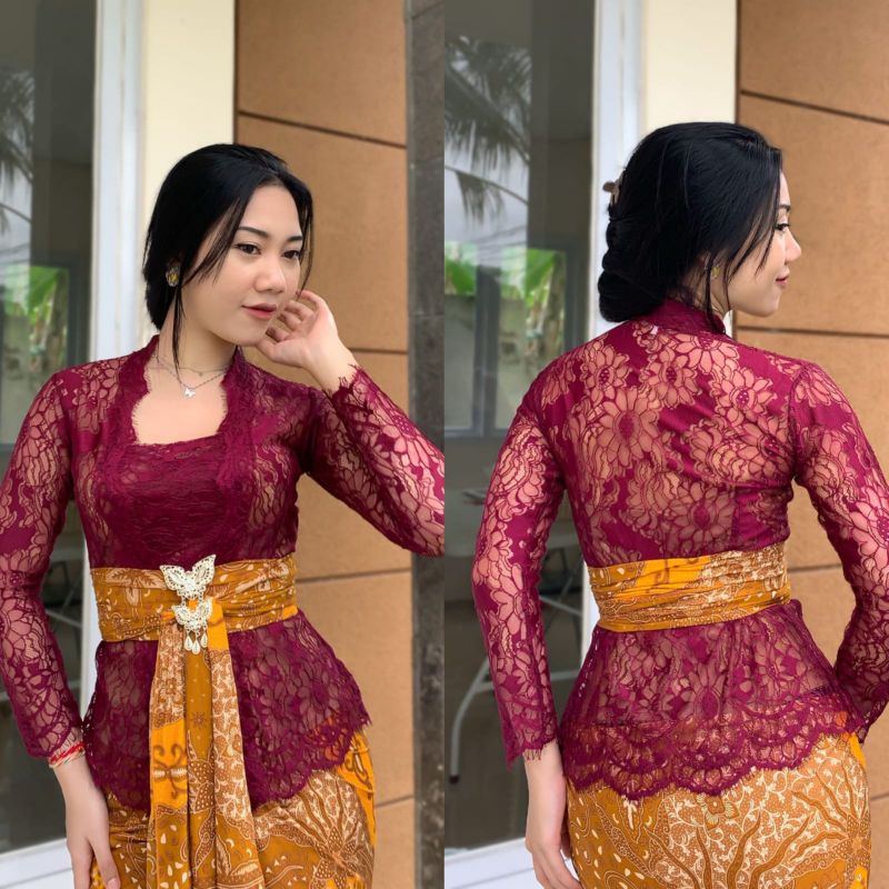 kebaya  Bali jadi brokat semiprancis premium