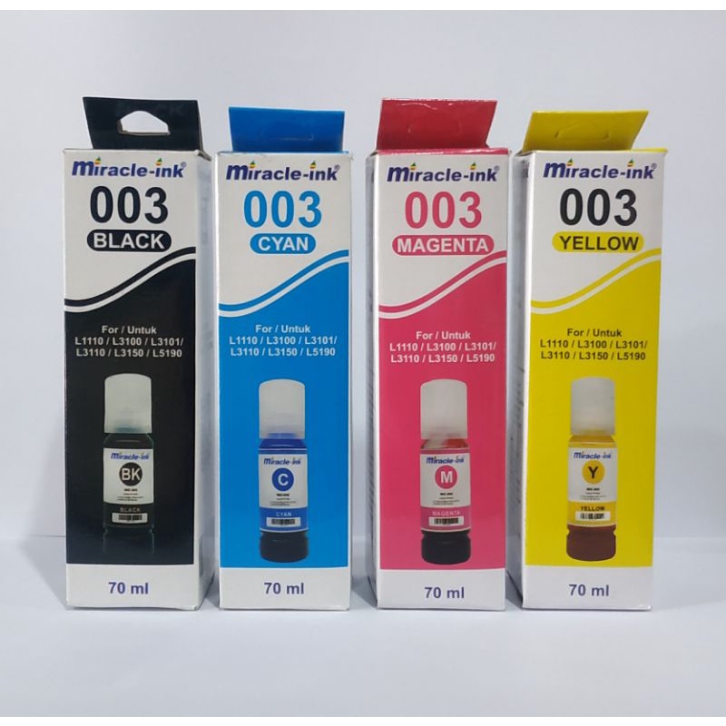 tinta printer miracle epson 003 #