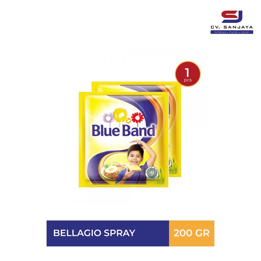 

Margarin / mentega Blueband 200 gr