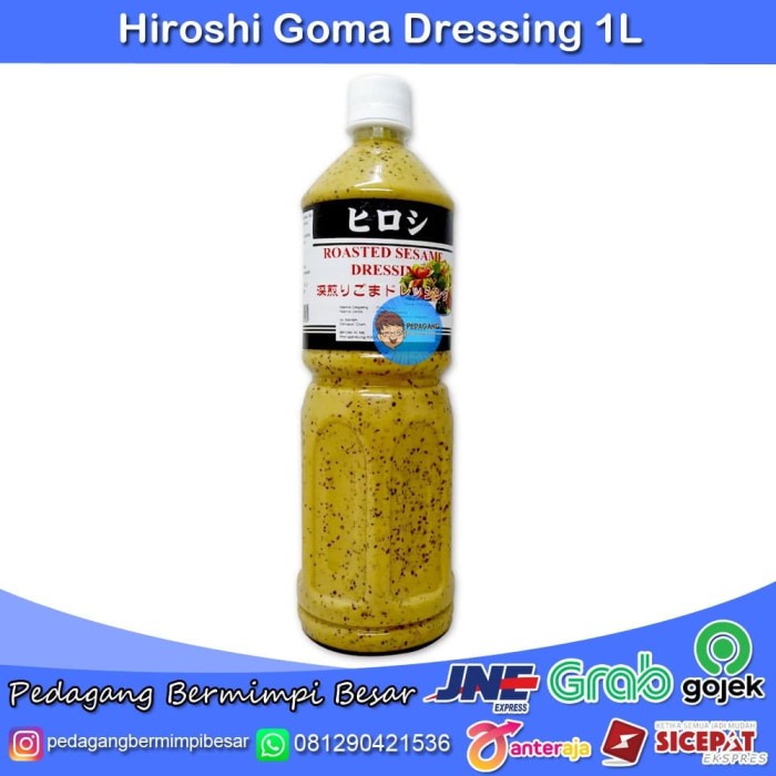 

HIROSHI GOMA DRESSING 1L SAUS WIJEN SALAD DRESSING SAUS SALAD