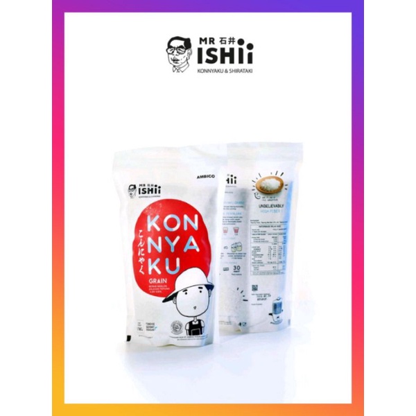 Beras Shirataki Konyaku Rice Mr.Ishii 1kg