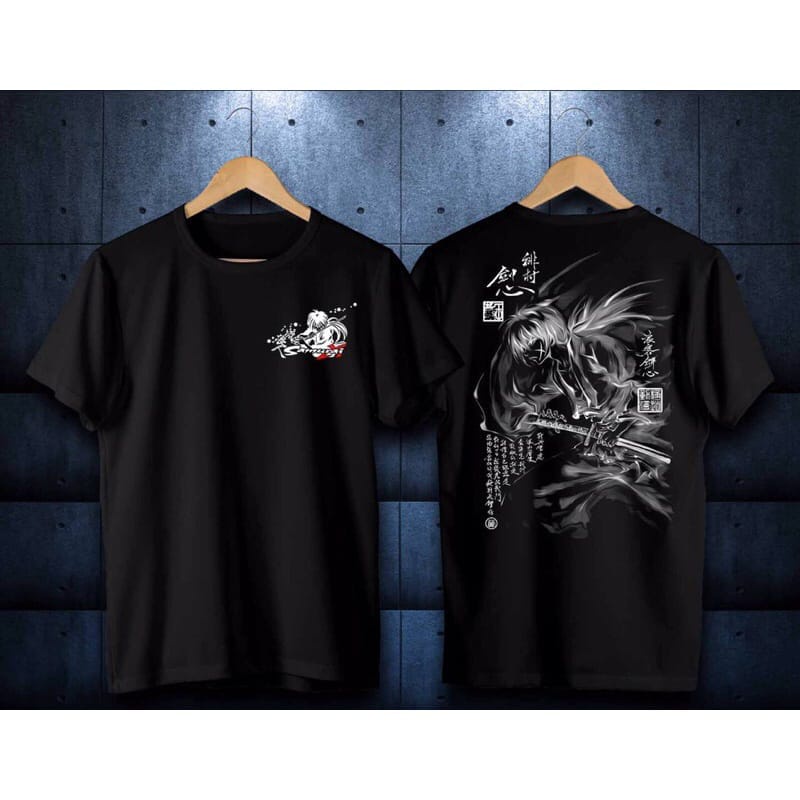 AFI - MC - Kaos Oversize Wanita Samurai Jepang (LD 106, P 65)