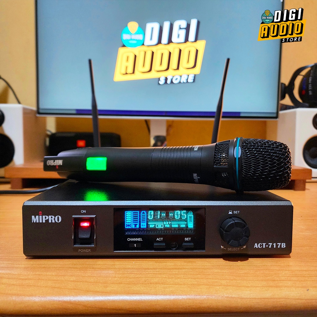 Wireless Microphone - Mic Wireless - MIPRO Receiver ACT-717B & ACT-72H - Vocal Mikrofon Handheld Mik