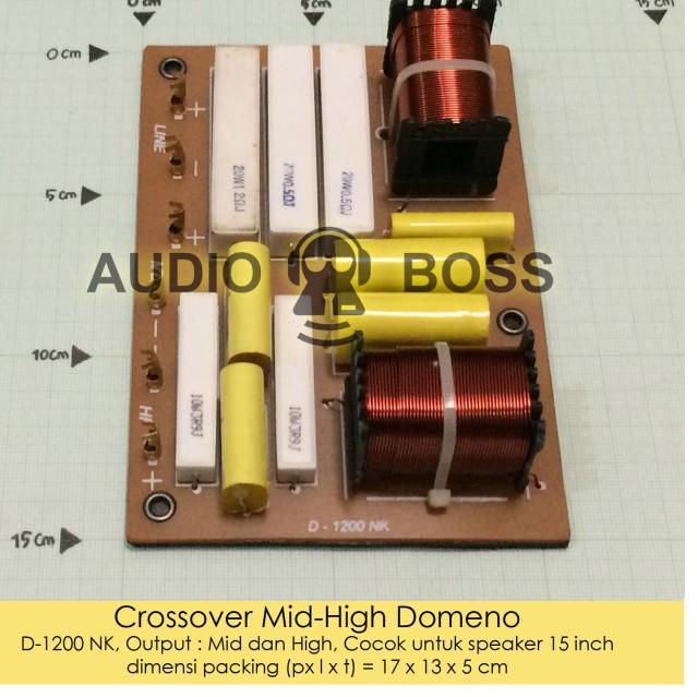Crossover Pasif Mid High Domeno / Crossover Output Mid High D-1200 NK