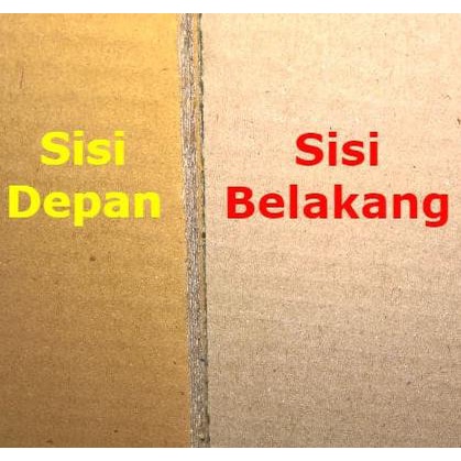

B50M Kardus Lembaran 60 x 40 Box Karton Polos Cokelat
