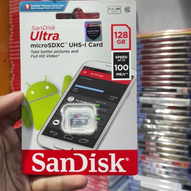 Micro Sd sandisk 128gb microsd Sandisk 128GB 80mbps Original