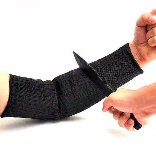 Sarung Tangan PANJANG Anti Begal Bacok Sobek Maling Alat JAGA DIRI