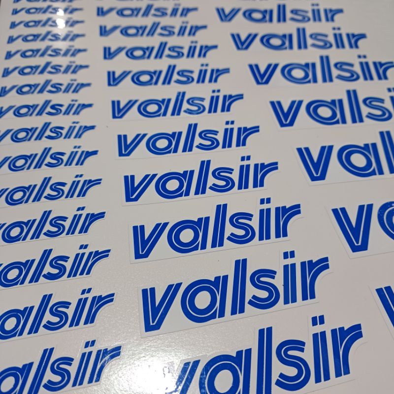 Sticker Valsir Siker Valsir Sticker Sponsor MotoGp