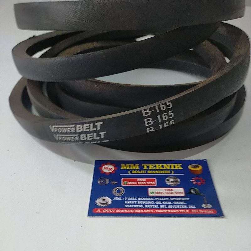 Vanbelt B164 B165 B166 Tali Ban Kipas Bando Mbi Mitsuboshi VPower Van Fan Belt B 164 165 166 V- V Pan Panbelt Fanbelt B-164 B-165 B-166