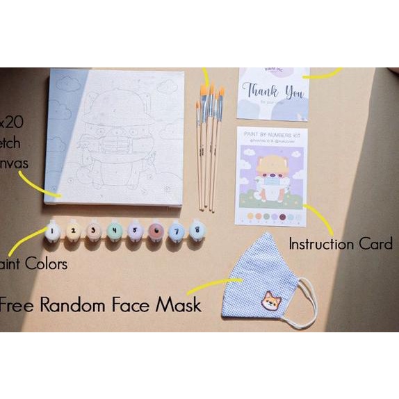 

Paint by Numbers Kit: Paintinc ID X Fuku 2.0. | Painting Kit | Hampers