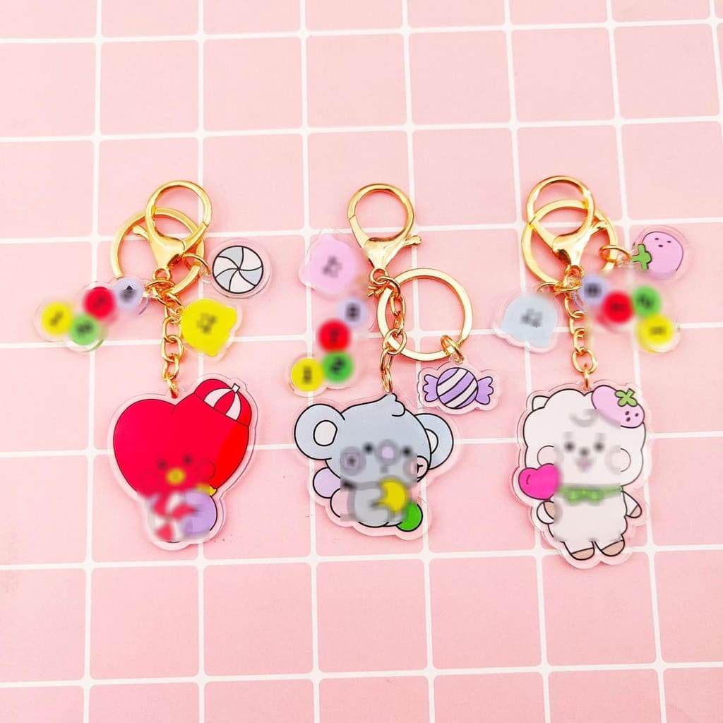 [BS] BISA COD Gantungan Kunci KPOP Key Chain - KP874