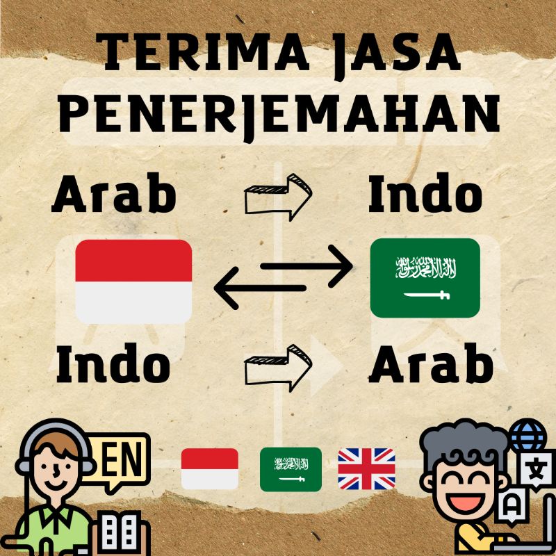 

Jasa Penerjemahan Indonesia-Arab