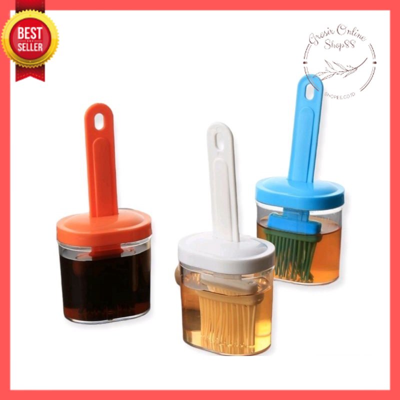 GOS-G210-Sikat Kuas Botol Minyak Silikon Tahan Suhu Tinggi kuas silicone