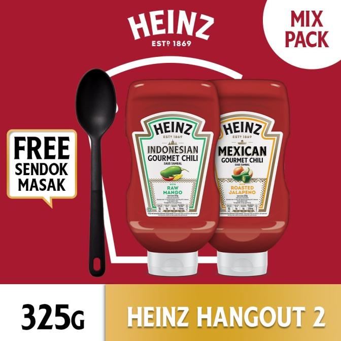 

HEINZ untuk Hangout 2 - Saus Sambal Indonesia & Sambal Meksiko 325g