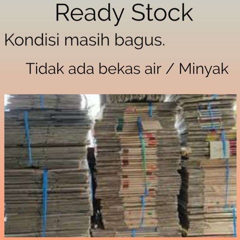 Kardus Tebal 2 layer - Karton Bekas Minyak Sunlight Sabun - Dus Packing