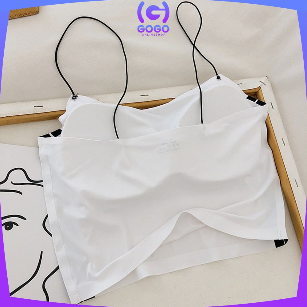 GOGO-P103 Crop Top Bra Kemben Wanita Tangtop Wanita / Kemben Tali Wanita / Tank Top Wanita / Pakaian Dalam Tengtop Wanita