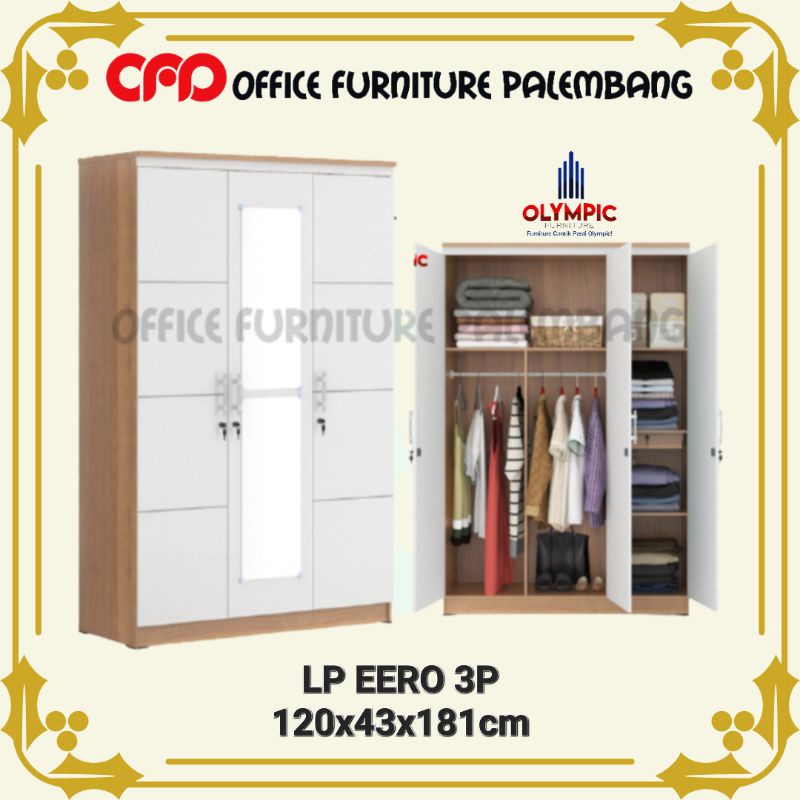 lemari pakaian olympic EERO lemari baju 3 pintu