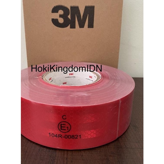 Scotlight / scotlite / reflektif stiker Merah