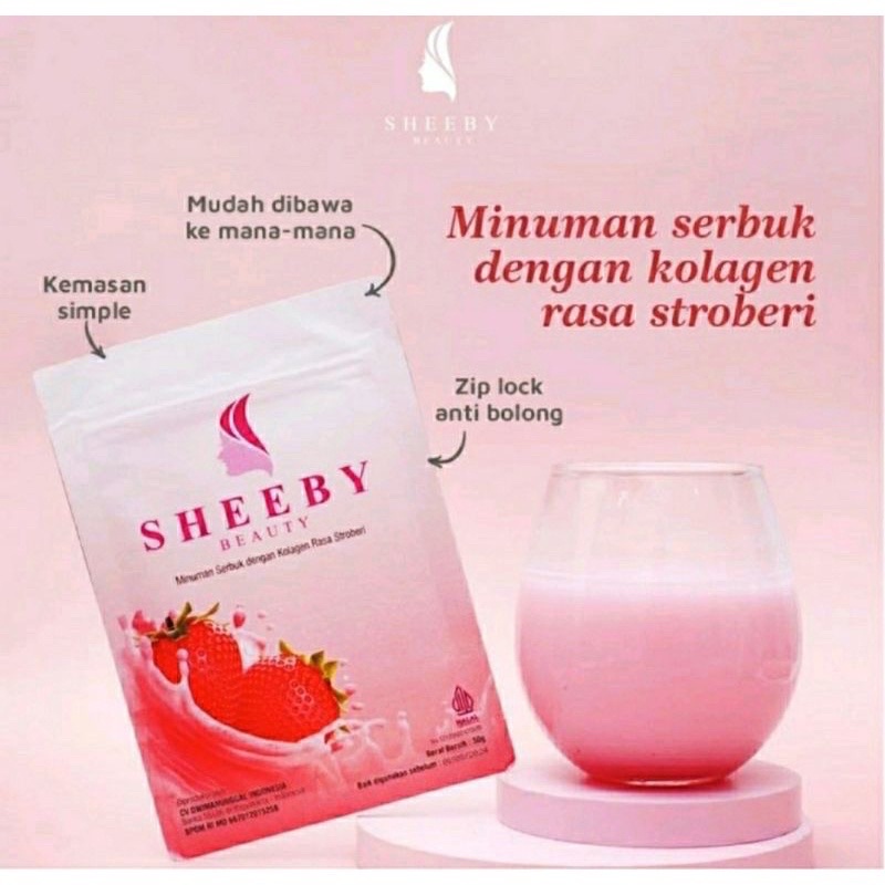 SIAP KIRIM‼️(PAKET 5PCS) SHEEBY BEAUTY MINUMAN SUPLEMEN PEMUTIH