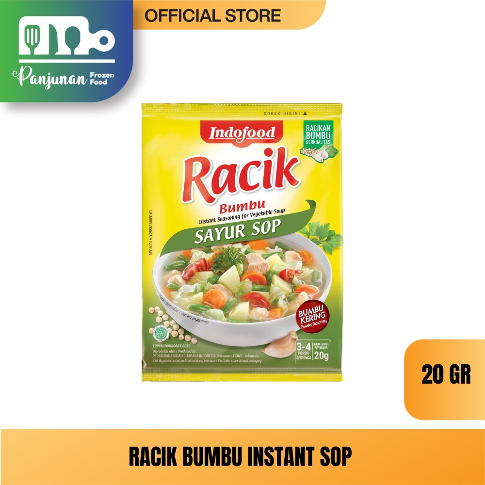 

RACIK BUMBU INSTANT SOP 20 GRAM