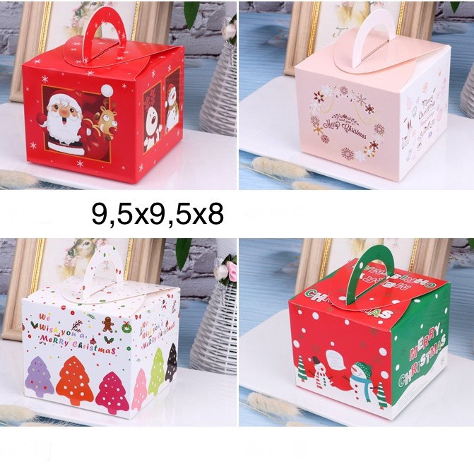 

Box Kotak CUP 1 Natal Christmas cake bingkisan permen hadiah gift
