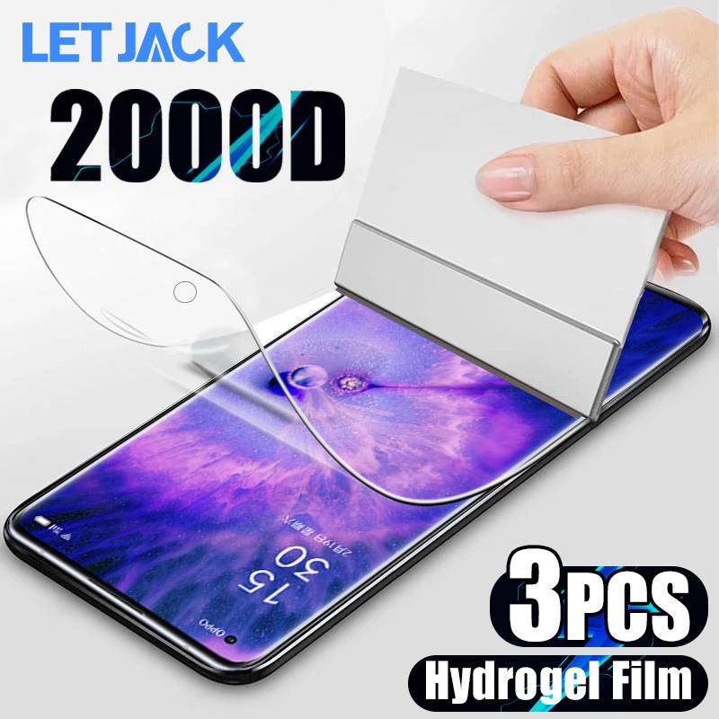 3pcs Film Pelindung Layar Hydrogel Untuk OPPO Find X5 X3 X2 Neo Pro Lite Reno 2 2Z 2F 3 4 5 6 7 8 10x Lite Zoom