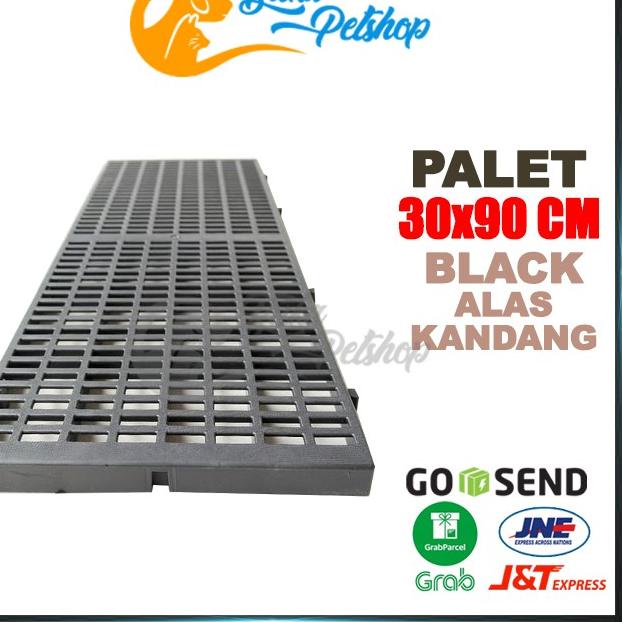 Alas Kandang Palet Plastik Tebal Untuk Kandang 30 x 90 Black