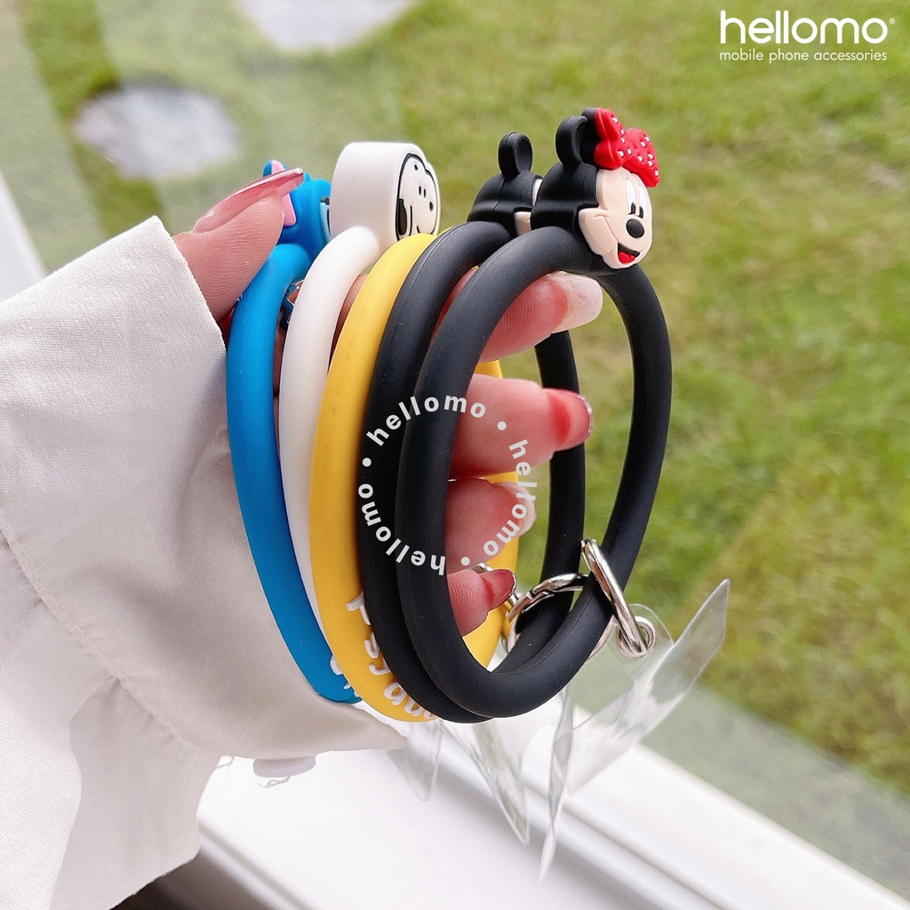 Gelang Hp Silikon Gantungan Tangan Handphone Silicone Holder Bulat Anti Jatuh Bangle Hp Silikon Lanyard