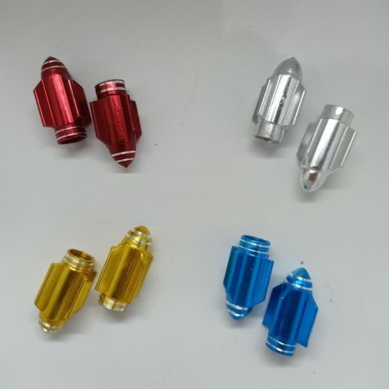 Anting-anting shockbeker atau anting-anting roket panjang wrna merah gold biru perpcs