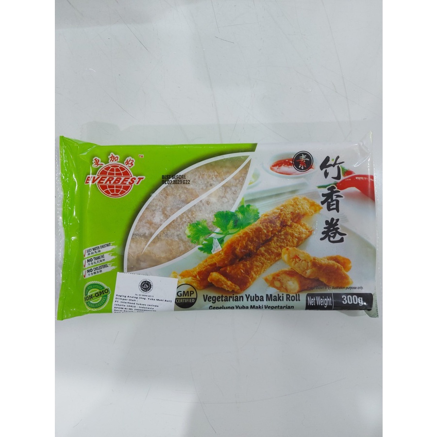 Everbest Yuba Maki Roll/Lumpia Udang Seafood Vegetarian 300 gr Halal