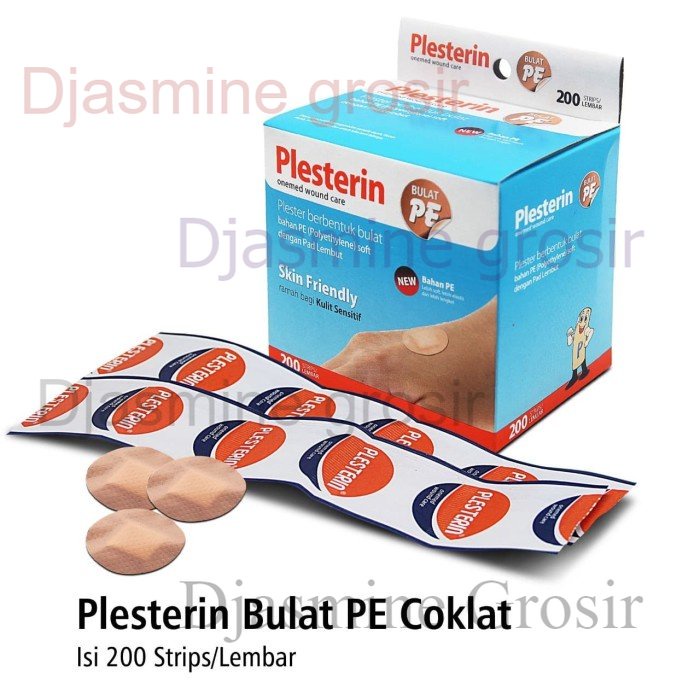 Plesterin Bulat Anti Air Warna Coklat OneMed box isi 200pcs