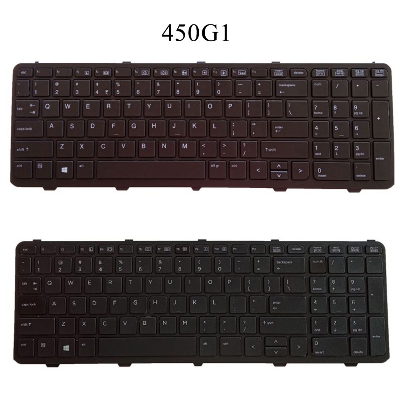 Btsg Layout US Keyboard Pengganti HP PROBOOK 450g0 450g1 Backlit (optional)