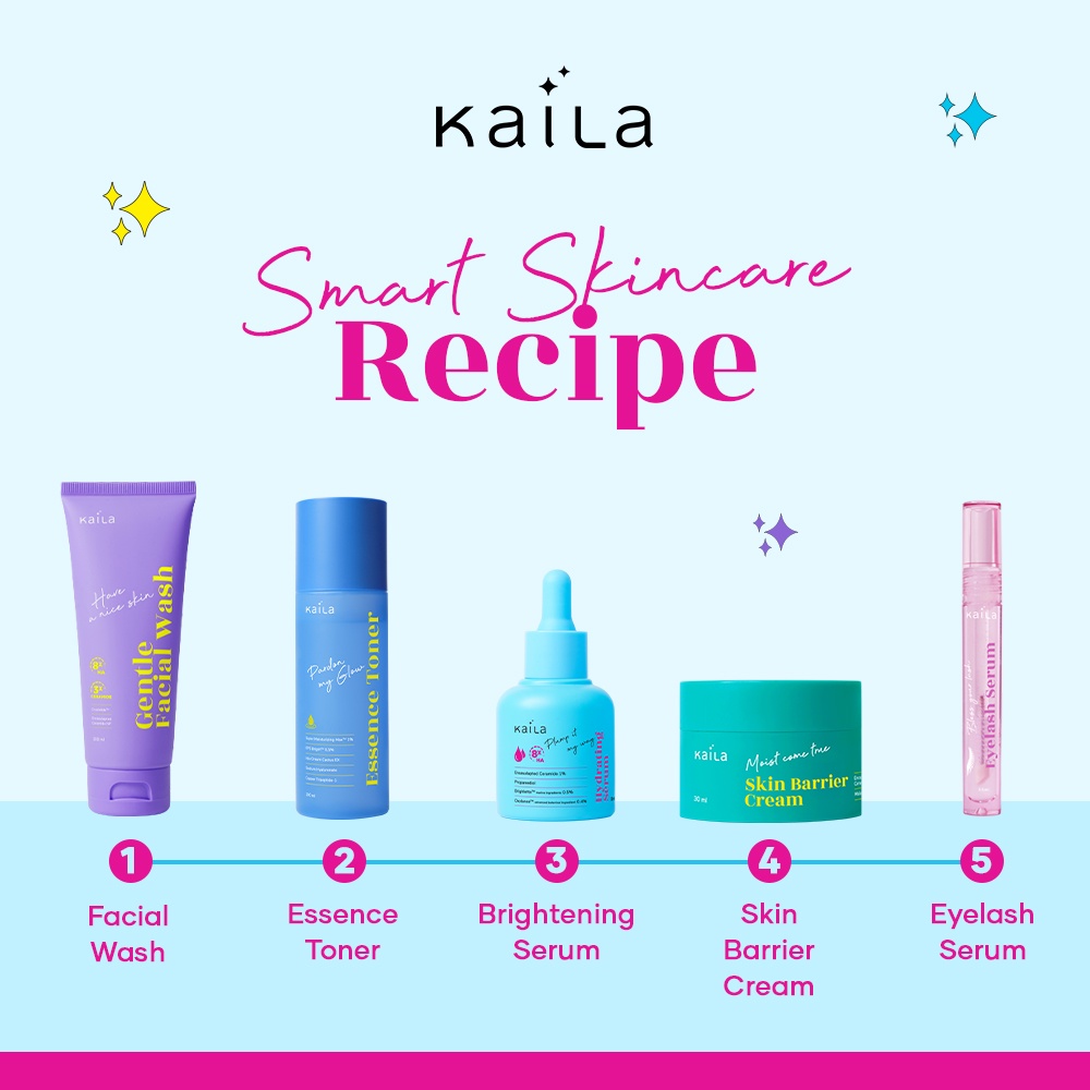 Kaila SmartSkin Hydrating Serum 30ml - Serum Skin Barrier Melembabkan Menenangkan Kulit Untuk Semua Jenis Kulit Dengan 8x Hyaluronic Acid dan Ceramide Diuji Dermatologis Halal &amp; BPOM