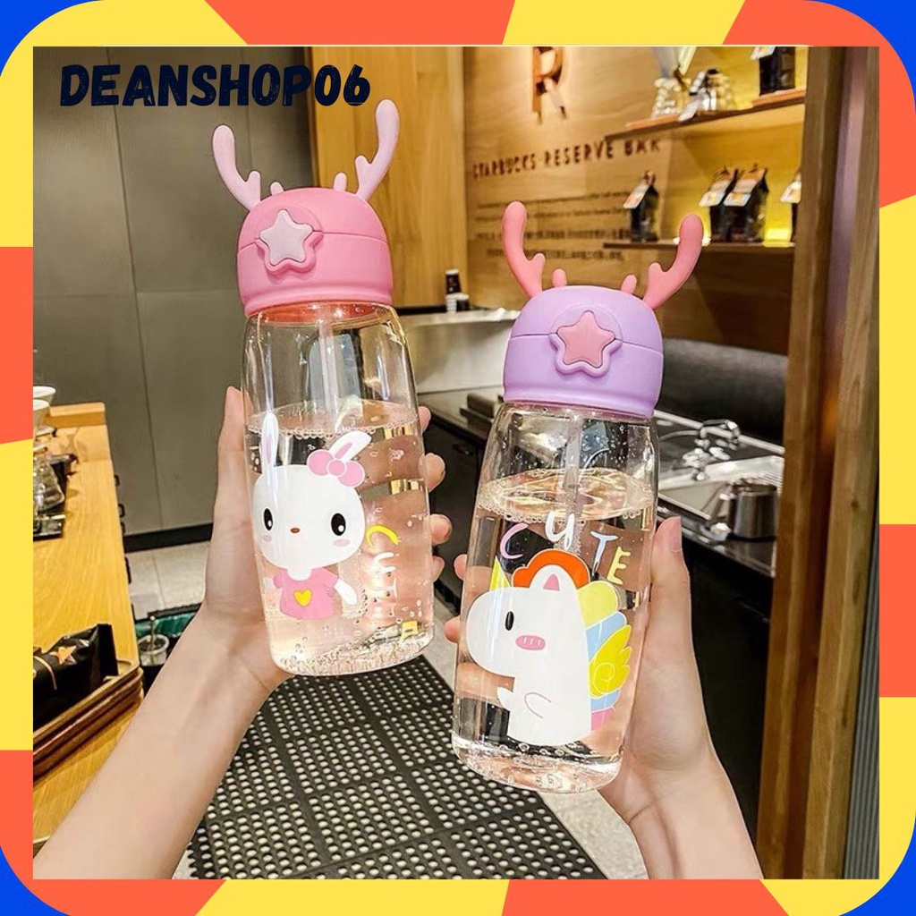 Botol Minum Anak Tanduk Rusa Tali Pendek Anak Lucu